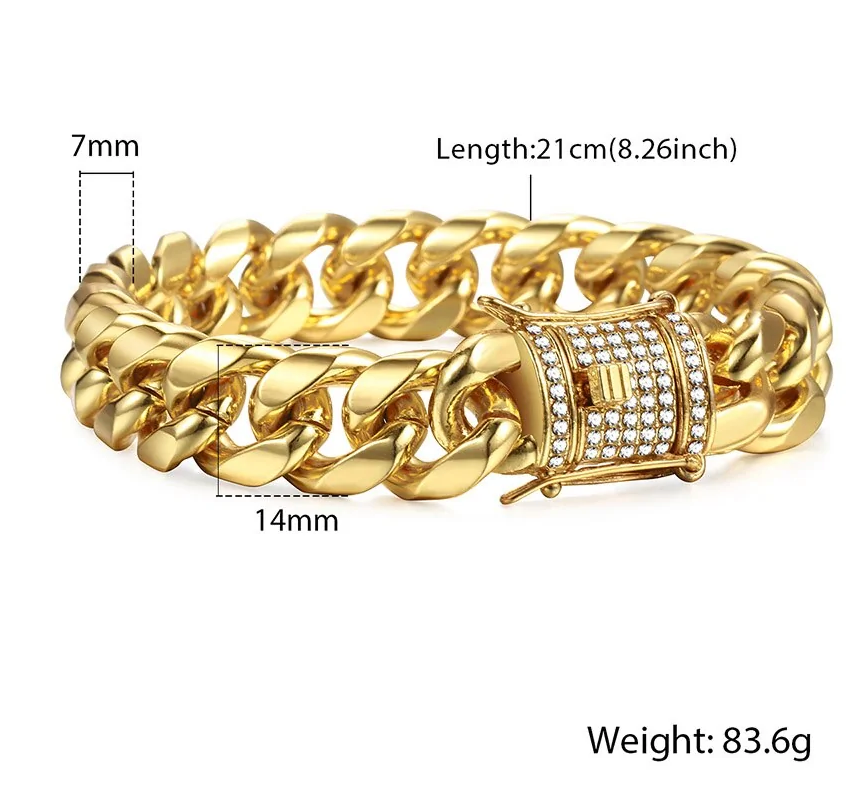 Miami Gold Cuban Bracelet
